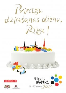 Galvaspilsētas dzimšanas dienu – Rīgas svētkus – šogad atzīmēs no 14. līdz 16. augustam