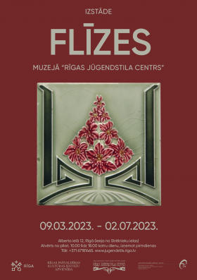 Exhibition "Tiles" in the museum "Riga Art Nouveau Center"