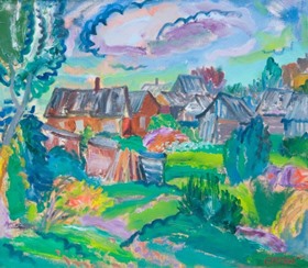 Exhibition “Osvalds Zvejsalnieks. Latgale. En plein air painting. Colleagues.” in Riga St.Peter’s Church