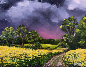 Painting studio "RaDuGa" exhibition " Pasaule apkārt mums "