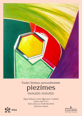 Paula Stutiņa's painting exhibition "notes" in the Riga Culture Center "Iļguciems"