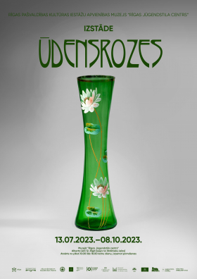 "Water lily" exhibition at the "Riga Art Nouveau Center" museum