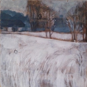 Mākslinieces Ērikas Mālderes gleznu izstāde “Ziema”