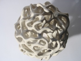 Elīna Titāne Solo exhibition „The White Footprints” at Riga Porcelain Museum