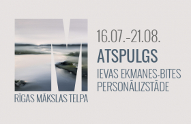 Solo exhibition of Ieva Ekmanes-Bites "Atspulgs" at exhibition hall "Riga Art Space"