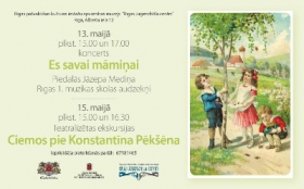 Mātes dienas koncerti un Ģimenes dienas ekskursijas muzejā "Rīgas Jūgendstila centrs"