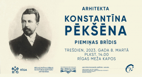 The museum "Riga Art Nouveau Center" celebrates the 164th anniversary of the architect Konstantīns Pēkšēns