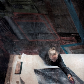 A confluence between people and nature in an exhibition by the young artists Klāvs Loris and Paula Pelše, “Mutualism”