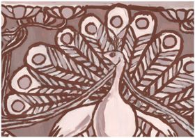 Children drawing exhibition MOTIFS OF NATURE FROM THE RIGA ART NOUVEAU BUILDINGS