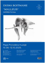 “MALLEUS. Iekšējā forma” – mākslinieces Diānas Boitmanes porcelāna un klusuma formas Rīgas Porcelāna muzejā