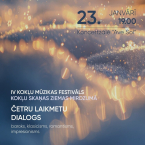 Koncerts "Četru laikmetu dialogs". IV Kokļu mūzikas festivāls "Kokļu skaņas ziemas mirdzumā"