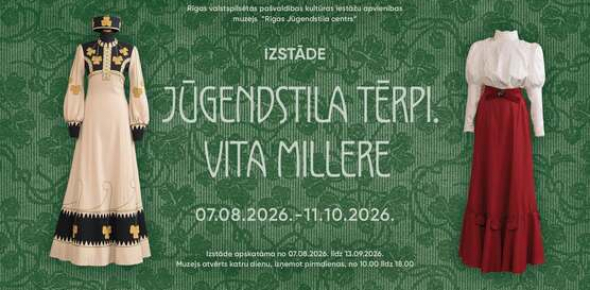 Izstāde "Jūgandstila tērpi. Vita Millere"