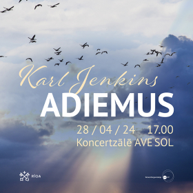 Karl Jenkins Adiemus koncerts Koncertzālē Ave Sol. 28. maijā plkst.  17.00