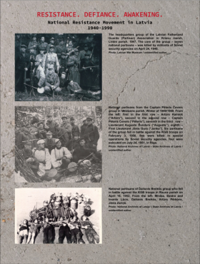 Resistance. Defiance. Awakening National Resistance Movement in Latvia 1940–1990