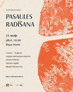 Jauniešu kora “Kamēr…” 35 gadu jubilejas festivāla kulminācija - Jozefa Haidna oratorija “Pasaules radīšana”