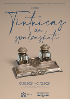 The exhibition "Inkwells and quills" in the museum "Riga Art Nouveau Center"