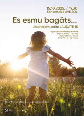 Jauktais koris “Laudate” svin 15 gadu jubileju ar koncertu “Es esmu bagāts…”