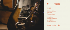 Dzīvās mūzikas koncerts “Tango vakars” ar čellistu Maksimu Beitānu un ģitāristu Endiju Rožkalnu