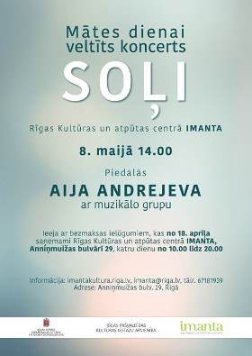 Mātes dienai veltīts koncerts "SOĻI"