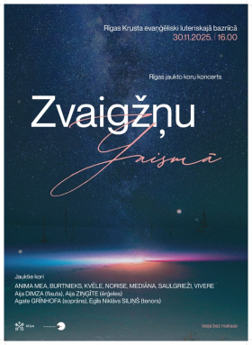 Pirmās adventes koncerts “Zvaigžņu gaismā”