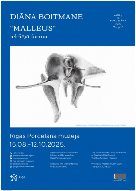 “MALLEUS. Iekšējā forma” – mākslinieces Diānas Boitmanes porcelāna un klusuma formas Rīgas Porcelāna muzejā