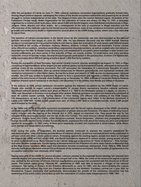 Resistance. Defiance. Awakening National Resistance Movement in Latvia 1940–1990