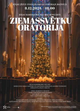 Saint-Saens alongside Selickis. Riga Chamber Choir “Ave Sol” latest concert program “Christmas Oratorio”