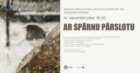 Koncertu cikla "Gadalaiku krāsas" koncerts “Ar spārnu pārslotu”