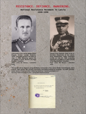 Resistance. Defiance. Awakening National Resistance Movement in Latvia 1940–1990