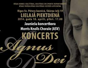 Koncerts AGNUS DEI Sv. Pētera baznīcā