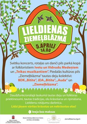 "Lieldienas Ziemeļblāzmā" Kultūras pils "Ziemeļblāzma" parkā
