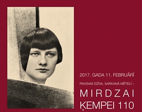 Pavisam dzīva, sarkanā mētelī. Mirdzai Ķempei – 110
