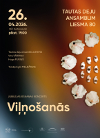 Tautas deju ansamblim LIESMA 80 / jubilejas ieskaņas koncerts “Viļņošanās”