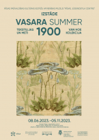 Exhibition “Summer of 1900. Textile designs as images” in the museum “Riga Art Nouveau Centre”