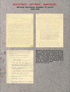 Resistance. Defiance. Awakening National Resistance Movement in Latvia 1940–1990