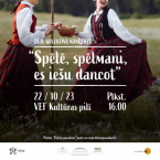 Dance collectives concert "Play, Musician, I will go Dancing" (“Spēlē, spēlmani, es iešu dancot”)