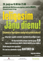 IELĪGOSIM JĀŅU DIENU! Imantā