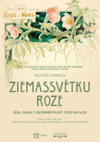 Radošā darbnīca “Ziemassvētku roze” muzejā “Rīgas Jūgendstila centrs”