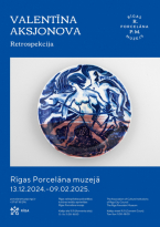 Keramiķes Valentīnas Aksjonovas darbu retrospekcija Rīgas Porcelāna muzejā