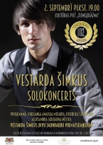 Vestarda Šimkus solokoncerts Kultūras pils „Ziemeļblāzma” 102. gadskārtā