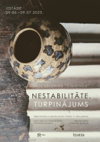 In the Riga Culture and Leisure Center "Imanta" the Talsi ceramics "Ciparnīca" exhibition “Nestabilitāte. Turpinājums” ("Instability. Continuation.”