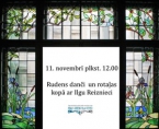 Bērnu rīts “Rudens danči un rotaļas kopā ar Ilgu Reiznieci” muzejā "Rīgas Jūgendstila centrs"