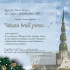 Pirmās adventes koncerts “Mazu brīdi pirms…”