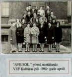 Rīgas kamerkoris “Ave Sol” aicina uz 50 gadu jubilejas koncertu ˗ Karla Orfa oratorijas “Carmina burana” atskaņojumu