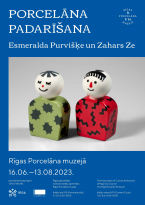 Esmeraldas Purviškės and Zahara Ze's exhibition "Porcelāna padarīšana" (“Making Porcelain”) will open in the Riga Porcelain Museum