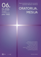 Rīgas kamerkora "Ave Sol" koncerts  - Georga Frīdriha Hendeļa oratorija “Mesija”